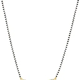 American Diamond Mangalsutra for women stylish Peacock vati wati 1gm gold mangal sutra short AD CZ Pendant Necklace design jewellery for women nallapusalu one gram 18 inch black beads chain -50-image-85