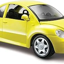 BlackZone 1:32 Scale Model Vehicles for Volkswagen Beetle Alloy Simulation Car Model Sound and Light Pull Back Toy Car Sophisticated Gift Choice (Yellow)-picture-59