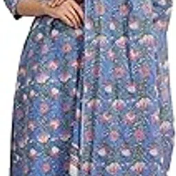 libas Womens Printed Cotton Straight Kurta With Salwar and Dupatta-picture-16