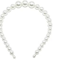 aisibo Pearl Headbands for Women Girls, Elegant Bling Bridal Hair Hoop Hairpins Barrette Styling Wedding Hair Accessories for Birthday Valentines Day Gifts, 1Pack-picture-28