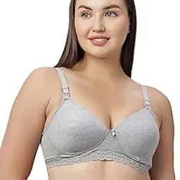 Solid Color Maternity/Nursing Full Coverage Padded Everday Bra-image-79