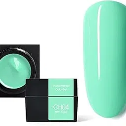 CANNI Color Mud Gel 1 Pcs 5ml Gel Polish from BELLE GAGA Color Soak Off LED Nail Gel Polis Manicure Salon DIY at Home Brush not Included (CH04-Aqua)-picture-11