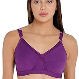 intimacy lingerie Women's Cotton Brassiere | Non-Padded | Non-Wired | Full Coverage | Super Support, with Smooth Lift Providing Super Closure Cleavage Regular Bra | 1 Piece | (Kriss Kross_P)-picture-12