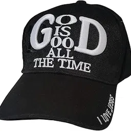 GMT Music Baseball Caps with Christian Design (God is Good - Black)-picture-59