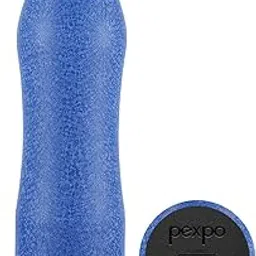 PEXPO Bistro Pro ISI Certified Stainless Steel Fridge Cooling/Sports Sipper Water Bottle 1 Litre, Blue|Single Wall | Home, Office, Gym, School, Yoga, Trekking, Men, Women & Kids | RCB Edition-picture-10