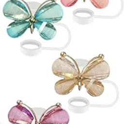 LICHTS®4X Straw Cover Caps Water Cup Straw Covers Décoration Dustproof Straw Covers Style C|Home & Garden | Kitchen, Dining & Bar | Drink Containers & Thermoses-picture-58