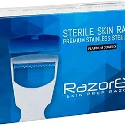 RAZOREX Platinum Coated with Laser Sharp Stainless Steel Edge Disposable Sterile Skin & Body Razor for unisex (Pack of 6)-picture-50