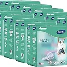 Dignity Man Light Incontinence Pads, Super Absorbent (Pack of 3) 30 Pieces-picture-19
