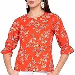 style quotient Women Stripe Printed Polycotton Smart Casual Top-picture-38