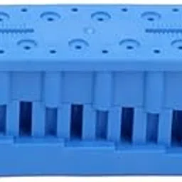 STYLEHEAVEN Professional Dental Measuring Block K-File H-File Holder Ruler Blue-image-8