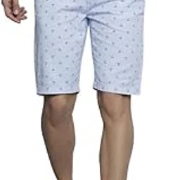 the indian garage co Men Slim Fit Printed Mid-Rise Shorts-picture-11