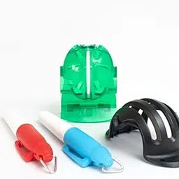 Golfoy Basics Triple Track Liner Marker with Twin Pen Marker Combo Set, Golf Ball Alignment Tool, Golf Ball Line Drawing Marking Tool Kit for Golf Accessories image 1