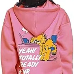Women's Graphic Printed Oversized Fit Full Sleeve Polycotton Hoodies-image-11