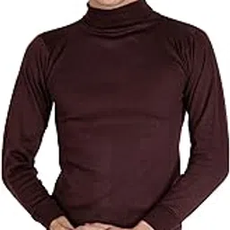 fabvio plus Winter wear Men's Thermal Top with High Neck and Long Sleeve-picture-49