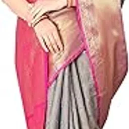 enthone Women's Woven Banarasi Silk Saree with Blouse Piece-picture-31