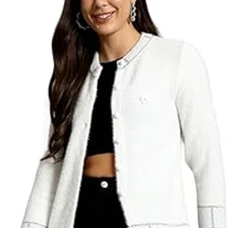 ewools Woolen Fullsleeves Cardigans Sweater for Women-picture-45