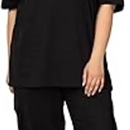 Kepa Plus Size Summer Co Ord Set for Women | Top and Lower Set with Stretchable Waistband | Stylish Airport Outfit for Women | Western Track Suit Co-Ord Set for Casual Wear-picture-49