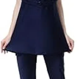 calandis CALANDIS™ Muslim Women Swimwear Swimsuit Short Sleeve Islamic Beachwear Burkini 2XL Navy Blue | Swimwear | Womens Clothing-picture-41