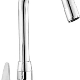Brass Swan Neck Tap with 360° Swivel Spout & German Foam Flow - Chrome Finish for Kitchen Sink & Bathroom Basin | 10-Year Warranty | Easy Installation (Cora)-picture-26