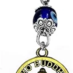afh Namo Buddhaya Metal Bronze Evil Eye Keychain for Car, Bike, Office, Bag, and Home Use | Spiritual Good Luck Charm-picture-41