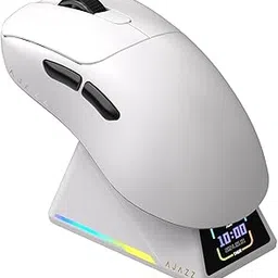 OUSEITECH*AJ179 APEX Wireless Gaming Mouse Wireless Low Latency Lightweight 58g with OLED Display Magnetic Charging Dock Tri-Mode Connection 30000DPI 750IPS 8K Polling Rate Support PAW3950 50G-picture-22