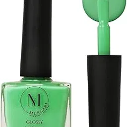 Muscari Premium Nail Paint and Polish for All | Glossy, Quick-Dry & Chip Resistant | Gel Nail Paint |10 ML(Minty Fresh) shade no 18-picture-29