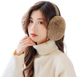 the dds store Ear Muffs for Women - Winter Ear Warmers - Soft & Warm Cable Knit Furry Fleece Earmuffs - Ear Covers for Cold Weather-picture-16