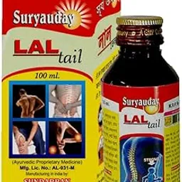 Sryauday Lal tail pain oil arthritis sprained injury pain sundarban (100ml pack of 1)-picture-43