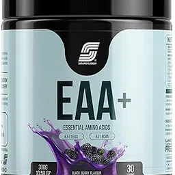 8500 mg Eaa+ & 6000mg Bcaa (300 gm) Essential Amino Acids | Pre/Intra Workout and Muscle Growth & Recovery | All 9 Essential Amino Acid EAA Powder (Black Berry)-picture-35