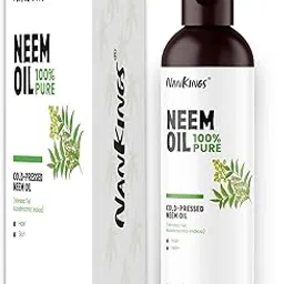 Nankings® Cold Pressed Neem Oil 100% Pure and Natural for | Hair Growth |Hair Conditioning | Dandruff Control | Skin Tone Improvement | Acne Control and Garden (250 ml) Azadirachta indica-picture-46