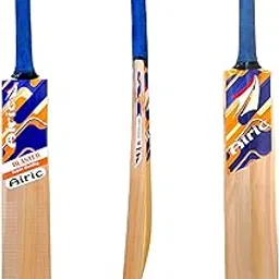 Airic Kashmir Willow Bat with Half Cane Handle, Toe Guard and Cover Kashmir Willow Cricket Bat (1.2 kg)-picture-10