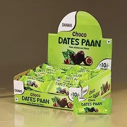 Danko Choco Dates Paan | Aromatic Paan & Smooth Choco – 100% Vegetarian – 30 Bites (10g Each) – Premium Ingredients | Perfect Indulgence & Gifting-image-2