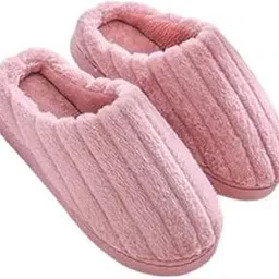 wolvesden Women's Home Flip-Flops & Slippers Winter Indoor Non-Slip Soft Fur Flip Flop Slides And Slippers Cute Bear Flip Flops for Women-picture-50