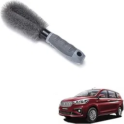 Kozdiko Car Alloy Wheel Brush Hub Clean Wash Useful Rim Brush for Maruti Suzuki Ertiga (2018-Present)-picture-21