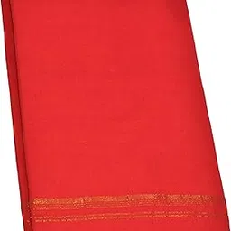 tuni mani Men's Combed Cotton Single Dhoti/Length 2.0mtr Free Size-picture-54