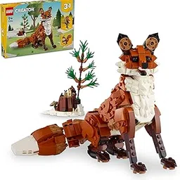 LEGO Creator Forest Animals: Red Fox Toy with Owl and Squirrel 31154-picture-19