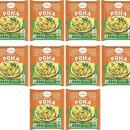 Namaste Chai Breakfast Poha, Instant Poha Mix Ready To Eat in 3 Mins, 60g X 10 Pouch-picture-23