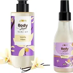 Plum BodyLovin' Vanilla Vibes Body Oil (100 ml) & Plum BodyLovin' Vanilla Vibes Body Mist (100 ml)-picture-17
