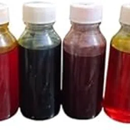 Candle, Making Colour Liquid Set of 6 Colors Combo- Red, Orange, Blue, Green, Yellow, Brown Packing 55 ml Per Bottles image 1