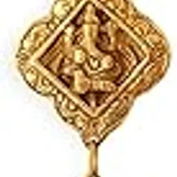 ExclusiveLane 'Shree Ganeshaye Namah' Brass Wall Hanging for Pooja Room Decoration Item (Pure Brass, Hand-Etched, 0.3 Kg) | Shree Ganeshaye Namah Wall Hanging for Home Decoration Wall Décor-picture-17