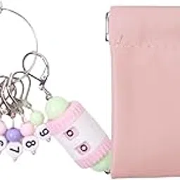 ATORSE Knitting Stitch Marker with Counter Lightweight DIY Crafts for Weaving Parts Silver A|Crafts|Needlecrafts & Yarn|Crocheting & Knitting|Notions & Tools-picture-27