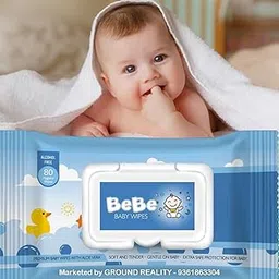 TUNSECHY Bebe Wet Wipes for New Born Baby with Aloe Vera and Vitamin E Oil, Wiping Tissue Baby Cleaning Wet Wipes with Lid. Pack of 1 (80 Pulls) +(FREE Fridge Magnet/Order)-picture-48