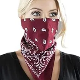 Men and Women Bandana Fancy Latest Men Handkerchiefs Wristband Scarf Face Mask Colorful Paisley Cowboy Bandana Gift Sets-image-1