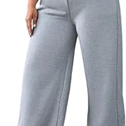 dockstreet Straight Wide fit Long Length Open Bottom Jogger for Women/Trending Multi Pocket Style, Relaxed Casual Pants for Women-picture-14