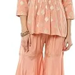 rangriti Onion Pink Art Silk Sharara Set-picture-47