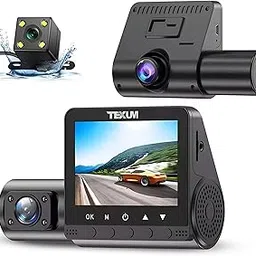 TEXUM TDC-15 3-in-1 Dashboard Camera with Front, Back, and Rear HD Recording, 1080p Full HD, LCD Screen, Wide-Angle, Night Vision, LED Light, Automatic Recording, Loop Recording, G-Sensor-picture-29