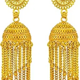 jfl Jewellery for Less Gold Plated Copper Earrings For Women-picture-36