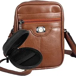 Men's Cross-body (Light Brown)-image-5