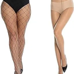Women's Fishnet Stockings and Summer transparent stockings, High Waisted (Free Size 26-36)-picture-19