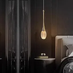 Harold Electricals Modern Acrylic Home Decorative Symbol of Life Hanging Light for Bedroom, Balcony with Inbuilt Led Chip, (Pack of1)-picture-27